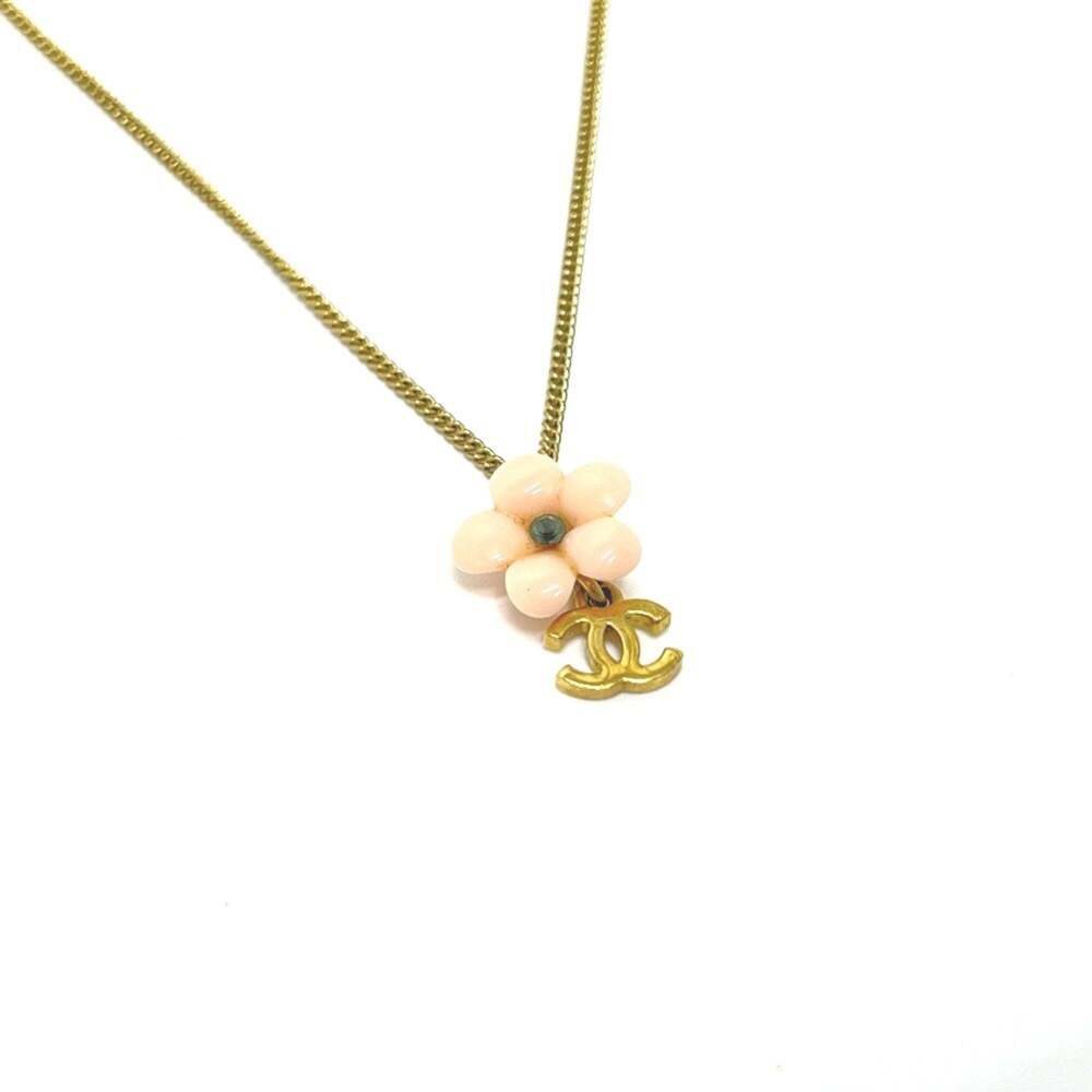 CHANEL Gold Logo Necklace - Picture 2 of 6